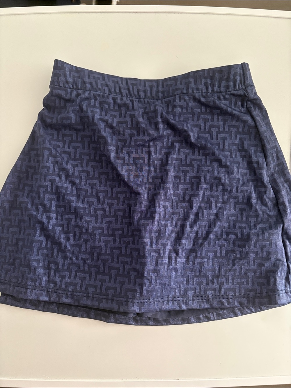 The Upside Navy Geometric Print Golf Skort